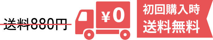 初回購入時 送料無料